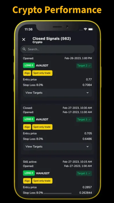 AI Pro Trading Signal Screenshots